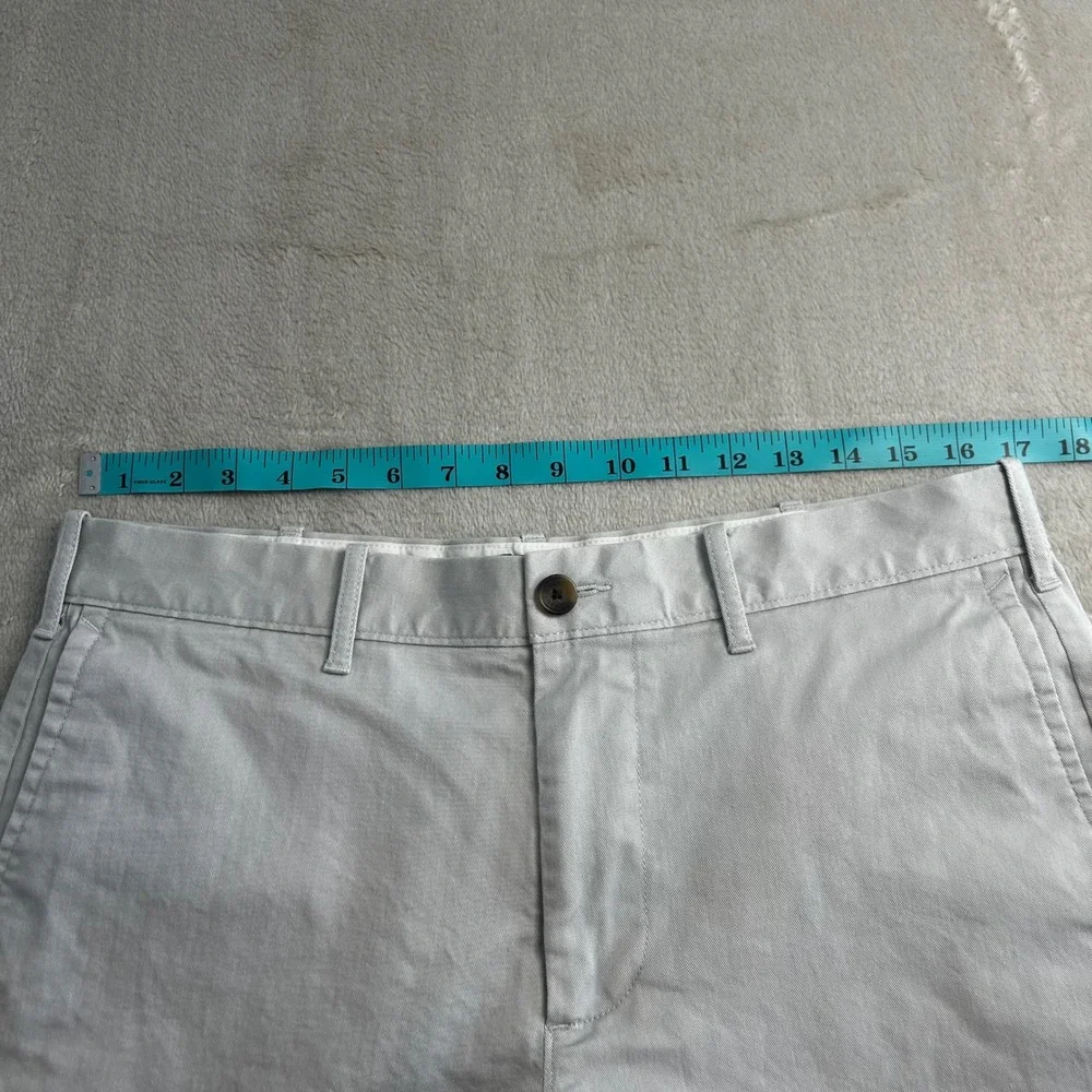 J.Crew Men's Stretch Chino Shorts Size 34 Light Gray 5